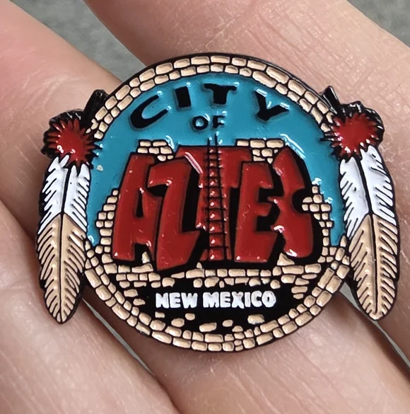 Pair of New Mexico Souvenir Lapel Pins