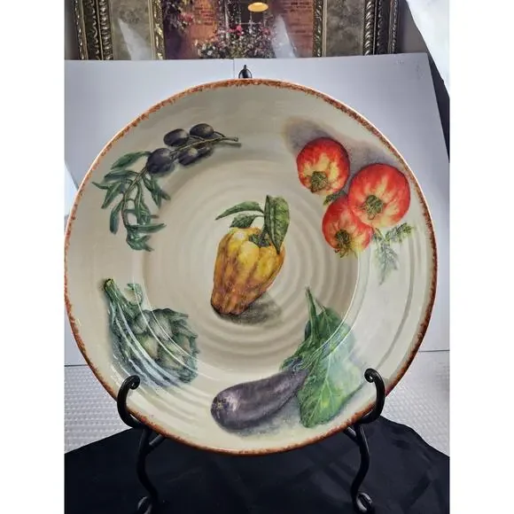 Williams Sonoma‎ Jardin Potager Large Pasta Serving Bowl 14 1/2