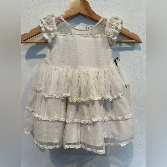 Pippa & Julie Elegant White Dress