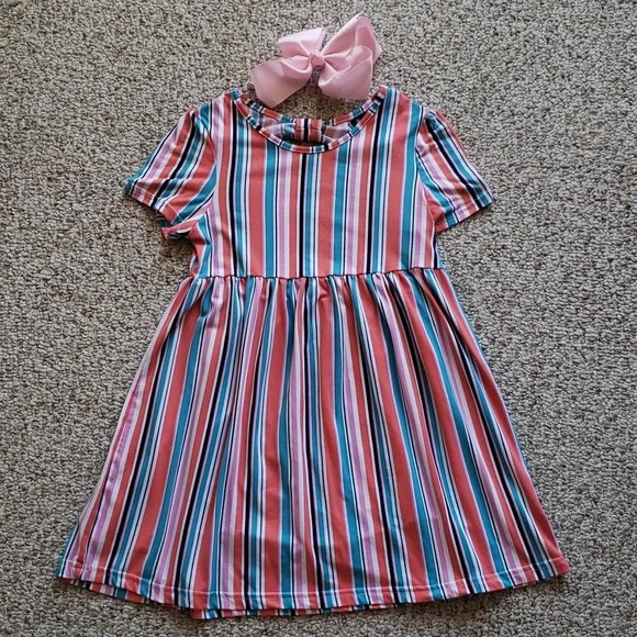 Size 8 Picapino striped dress