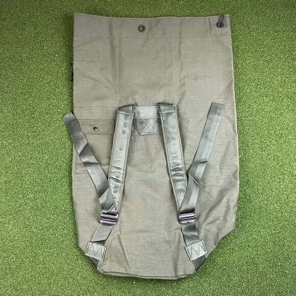 Vintage Military Canvas Duffle Ba Vietnam War Era U.S. Army Gear