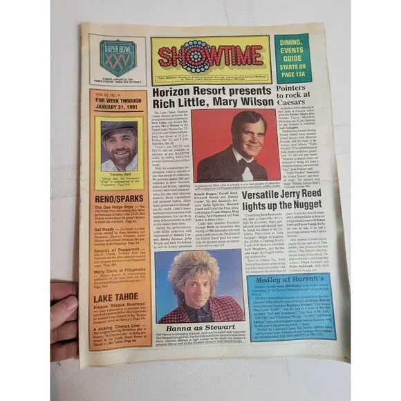 Vintage 1990s Newspaper Sports Section 1991 Bills vs‎ Giants Superbowl Tampa Bay