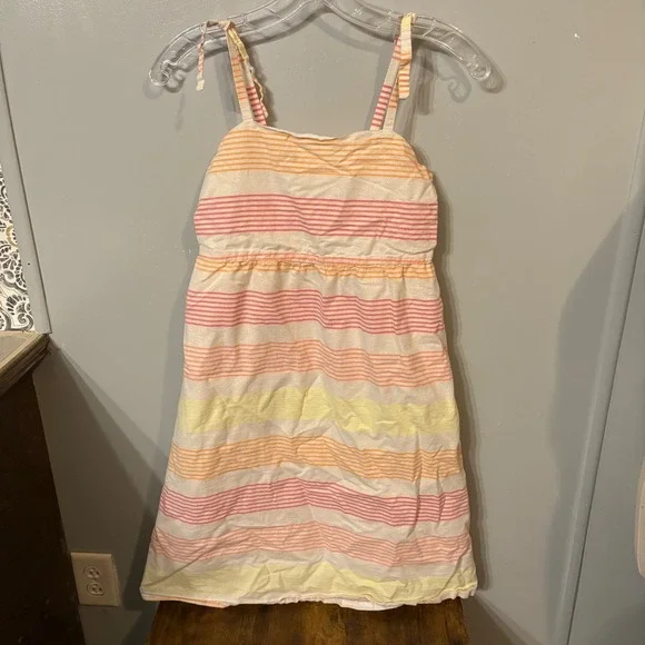 Crazy Eight Striped Dress Sleeveless Casual‎ Sundress (Girls Large 10/12)