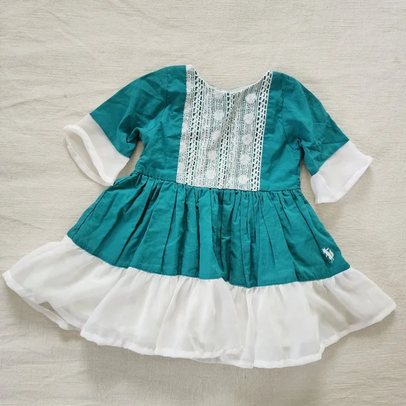 Well dressed wolf blue lace dress 12 months
