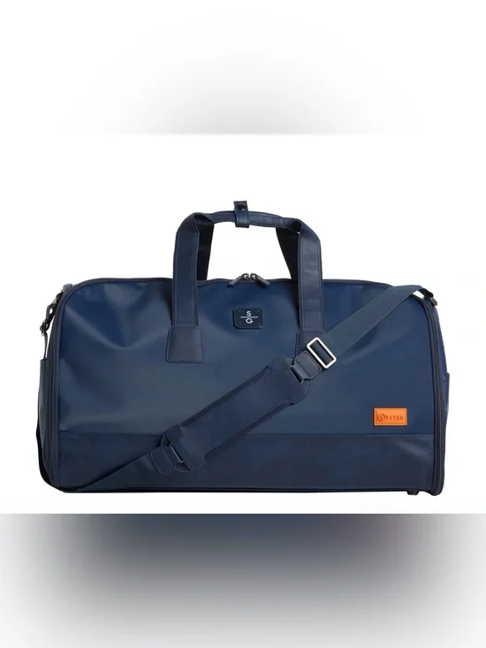 Stitch Golf Garment Bag w/Handles Duffel Case, Navy Blue strap incl