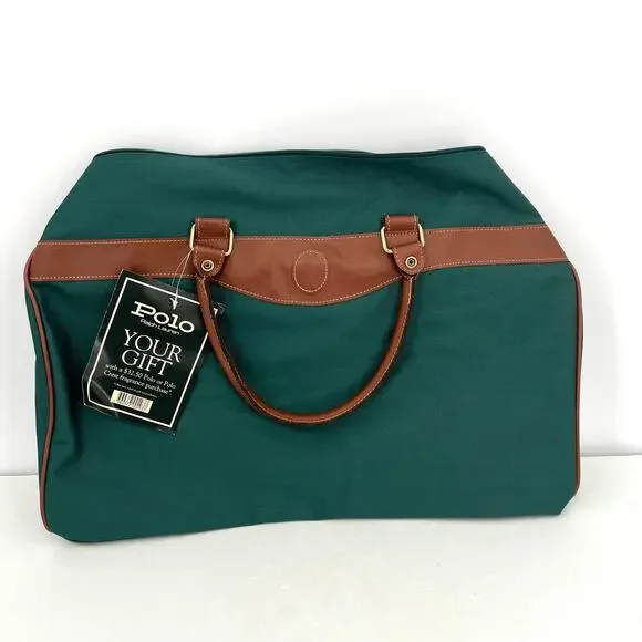 Polo Ralph Lauren canvas men’s women’s The Excursion Travel Duffle Bag