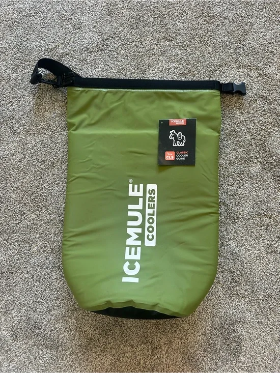 ICEMULE Green Roll-Top Cooler Bag