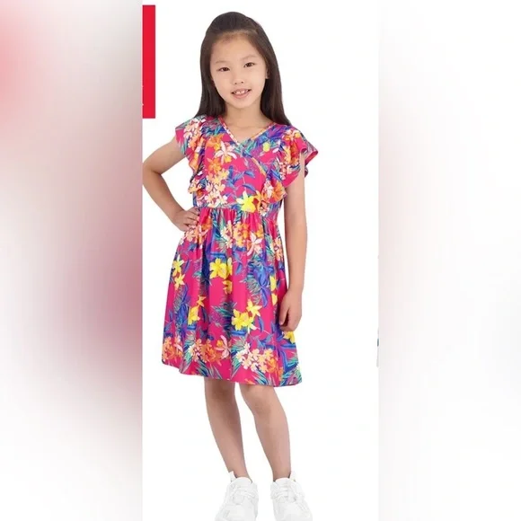Tommy Bahama Pink Floral Kids Dress