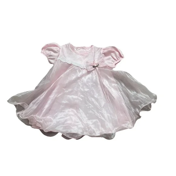 Ashley Ann Baby Girls Dress‎ Pink Size 6-9 Months