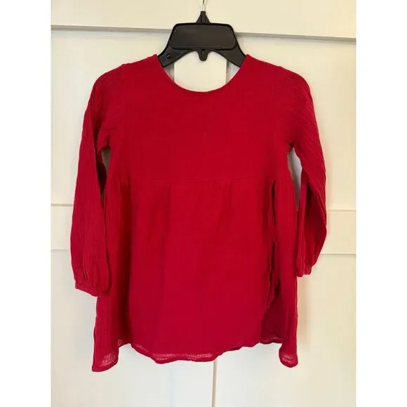 Well Dressed Wolf Gauze Tunic Set Red size 7‎