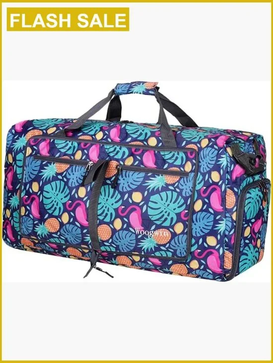 Large Foldable Waterproof Travel Duffel Bag Sports Gym Beach