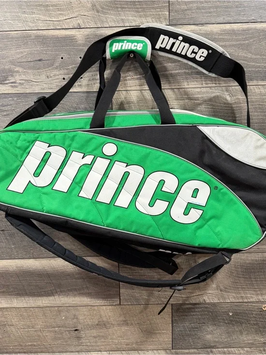 Prince Green & Black Duffel Team Tennis Bag