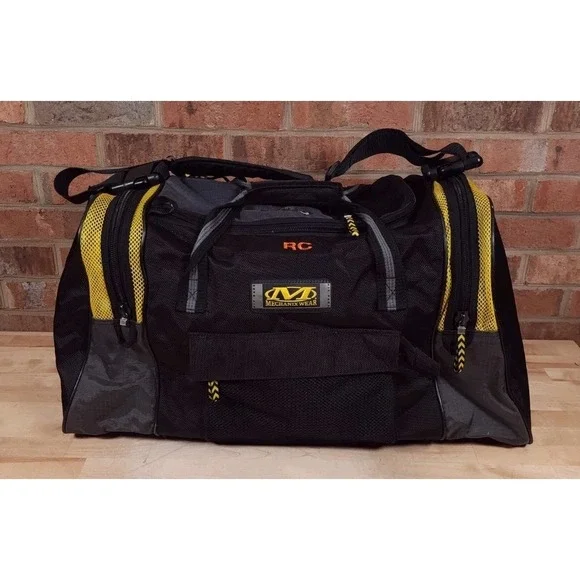 Mechanix Wear Black Duffle Bag Large  Travel Gear 26 X 12 Inch
