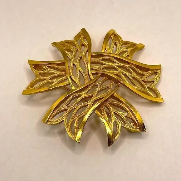 Vintage crown trifari brooch
