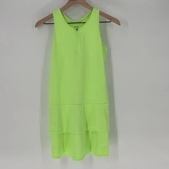 Athleta girl xl 14 Neon Green Sleeveless Dress