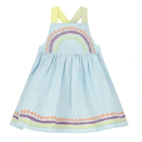STELLA‎ MCCARTNEY Colorful Embroidered Kids Dress 9 months