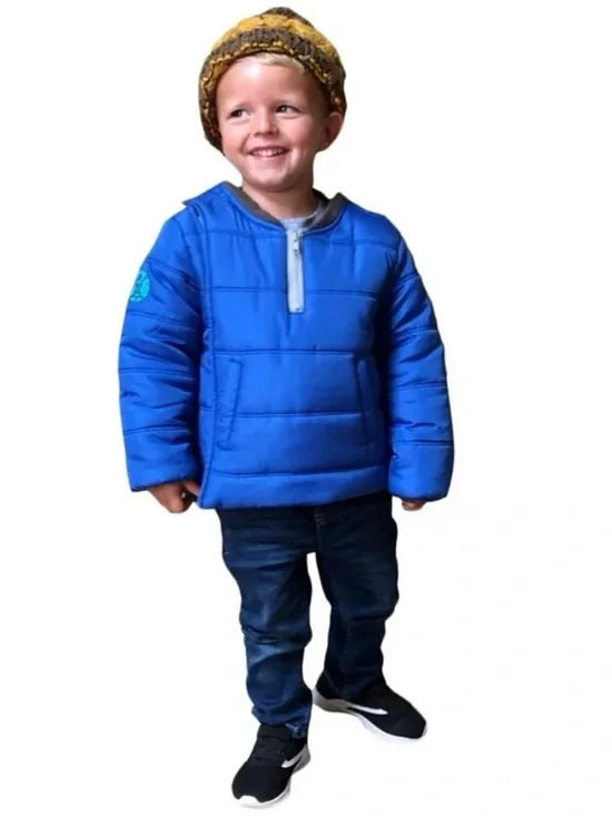 Buckle Me Baby Coats Blue Toasty Car Seat Coat