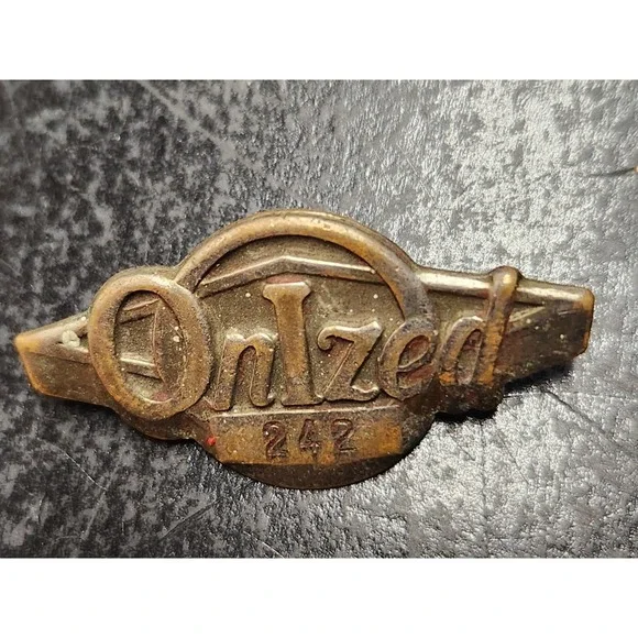 Vintage Ontzed 242 Lodge Pin Brooch Metal Canada