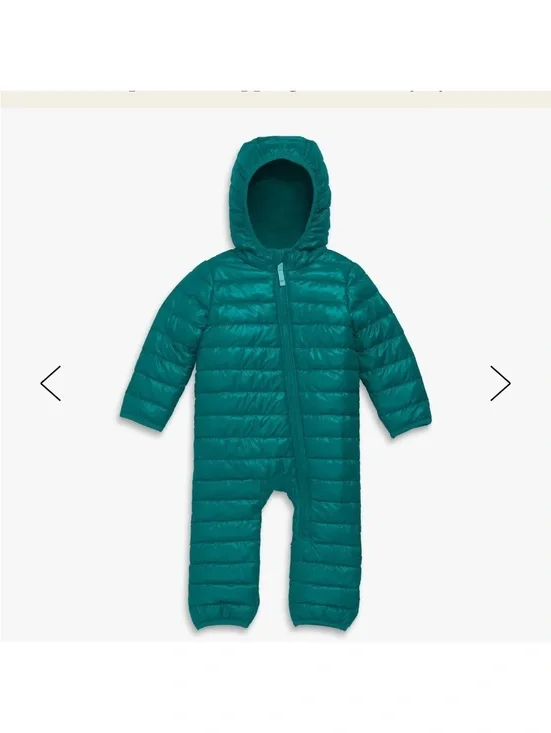 NWOT Primary Lightweight Hooded Puffer Bunting Spruce 18-24 Months