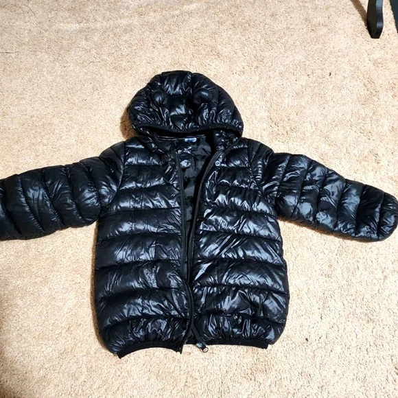 Puffer Coat with Teddy Ears