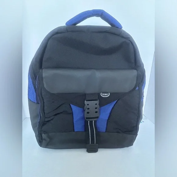 Icon Laptop Tech Pack, 16” Black And Blue Multiple Compartments‎ Sturdy