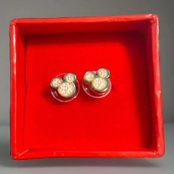 New ✨ 3 pairs of Disney Christmas‎ Holiday 2024 Holiday Earrings Mickey Mouse