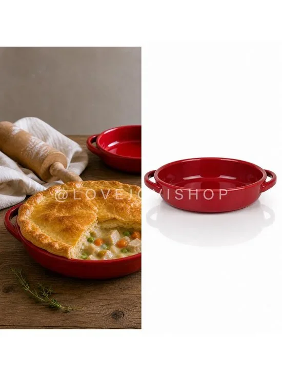 Home | Williams Sonoma Casserole Dish | Red Essential Stoneware Baker | Bakeware