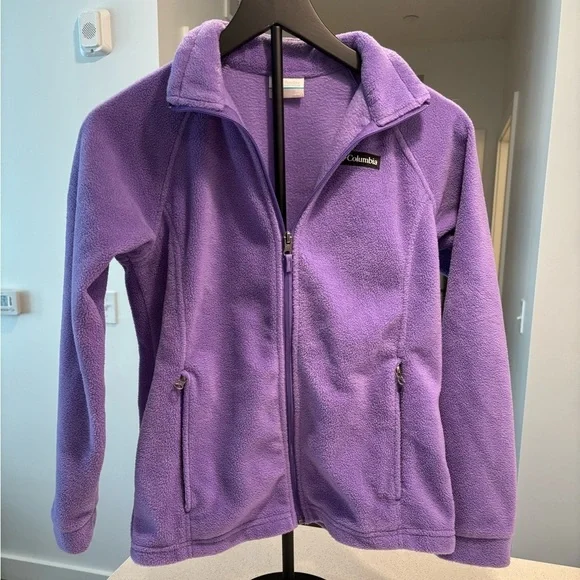 Columbia Lavender Fleece Zip Up