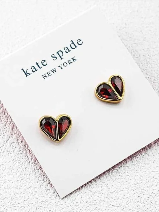 Kate Spade Heart Stud Earrings