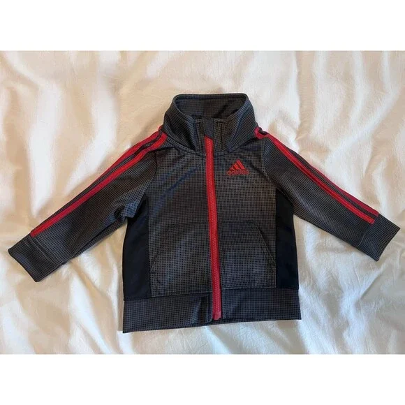 Adidas Track Suit Athletic Warm Up Jacket Baby Size 3 Month 3M