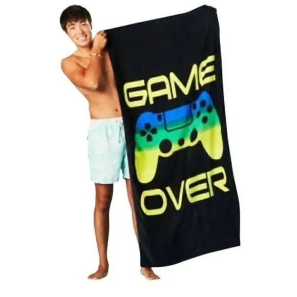 High Five Game Over Beach Towel -P