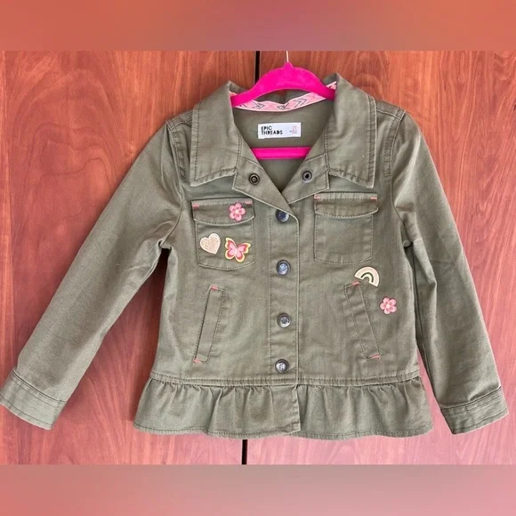 Epic Threads - Olive Green Girls Jacket (Sz 2t)
