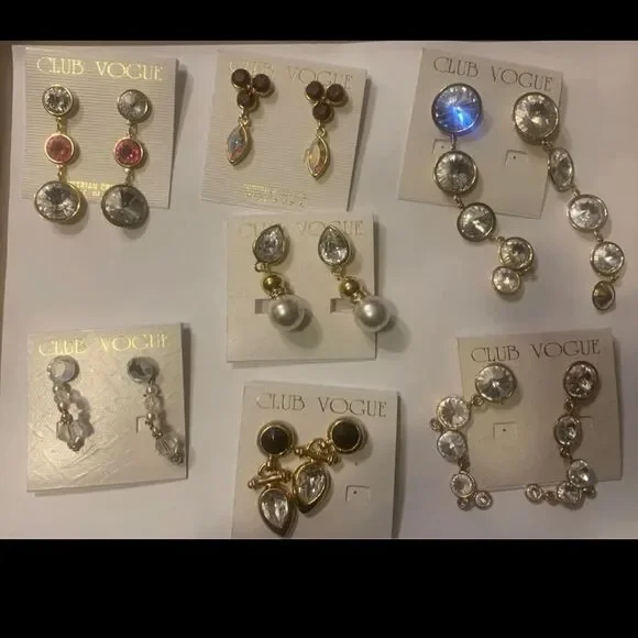 7 Club Vogue Jewelry | Club Vogue Golden Earrings