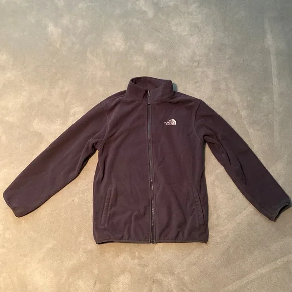North Face Boy’s Fleece Jacket | Color: Dark Gray | Size: Boy’s XL