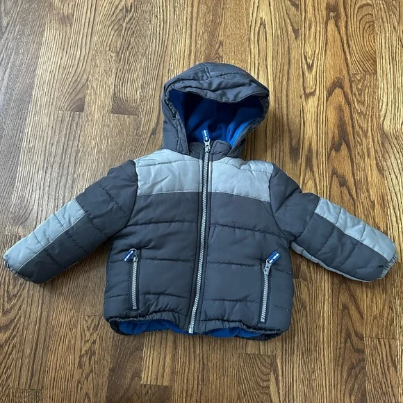 Osh Kosh B'Gosh grey winter jacket, size 24M