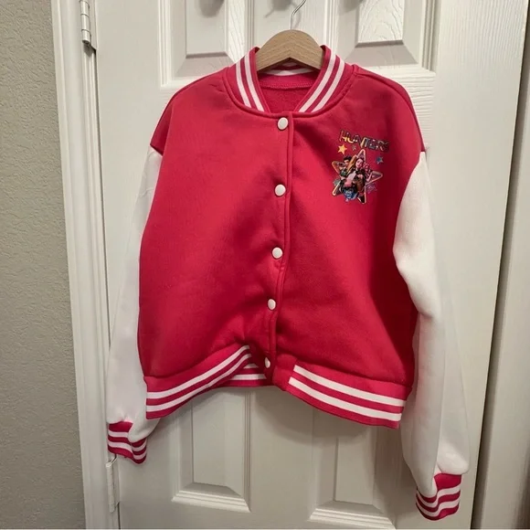 NWOT Girls Vampire Demon Hunters Varsity Jacket Size 10/12