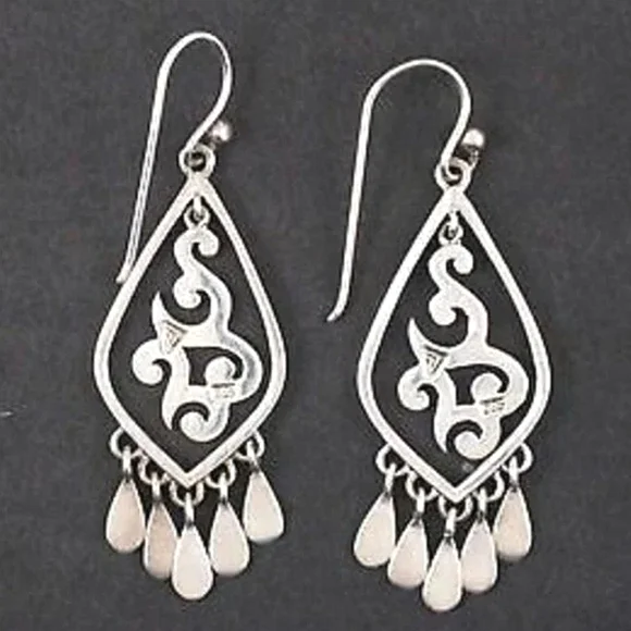 SILPADA 925 Sterling Floating Scroll Earrings