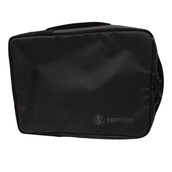 Tomtoc 360 Urban Black Laptop Tablet Shoulder Bag Cordura Ballistic‎ Fabric Case