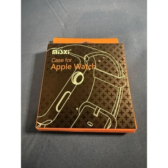 New Misxi Case For Apple Watch Series 6/SE/5/4 40mm, Black & Transparent Cases