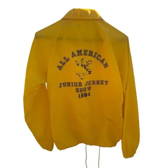 Vintage 1984 Champion Kids Youth Large All American Junior Jersey Show Jacket
