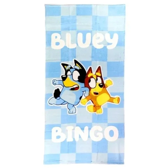 Bluey & Bingo  Beach Towel 100% Cotton 28