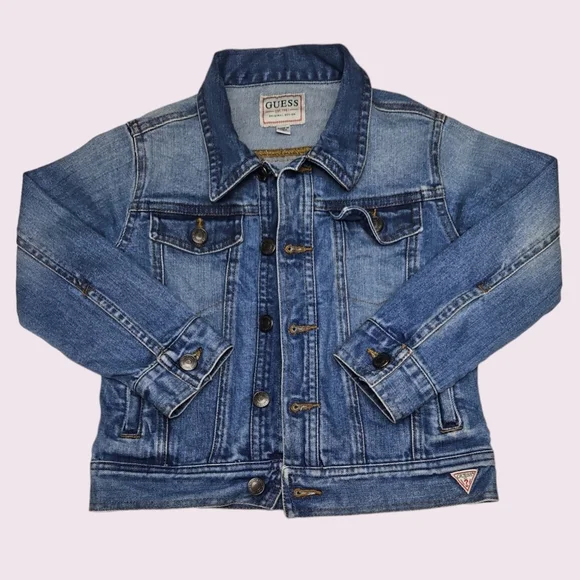 Guess Toddler Blue Jean Jacket Size 3