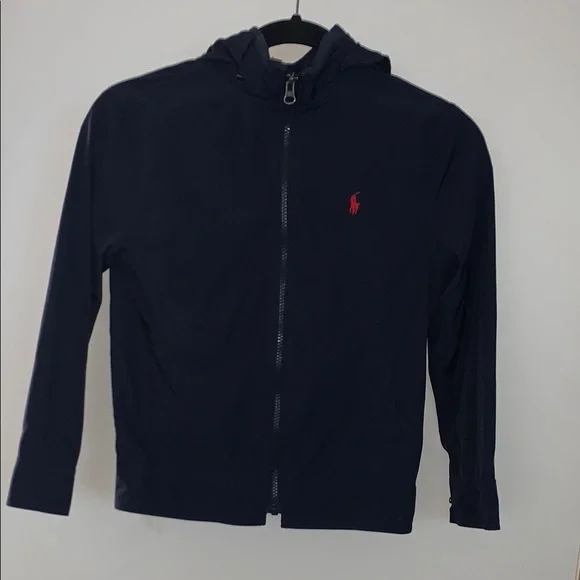 Gently Loved Unisex Navy Blue Hoodie by Ralph Lauren Polo