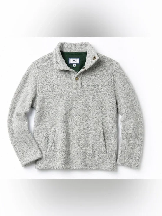Properly Tied Boys Upland Pullover Youth M