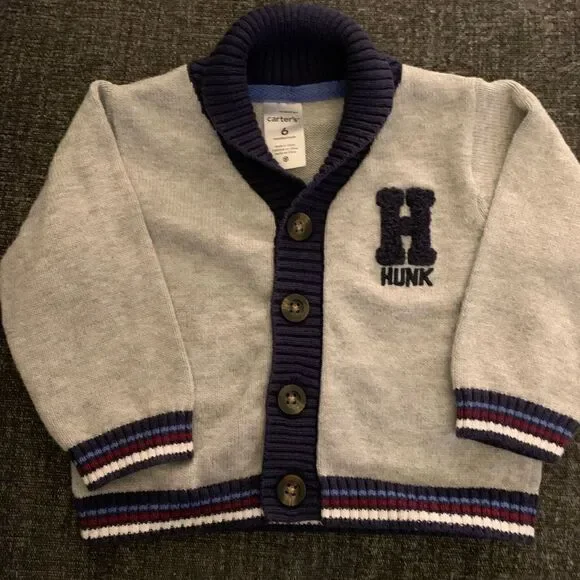 Carter’s Baby Boy Sweater.  Size:  6 months. NWOT.