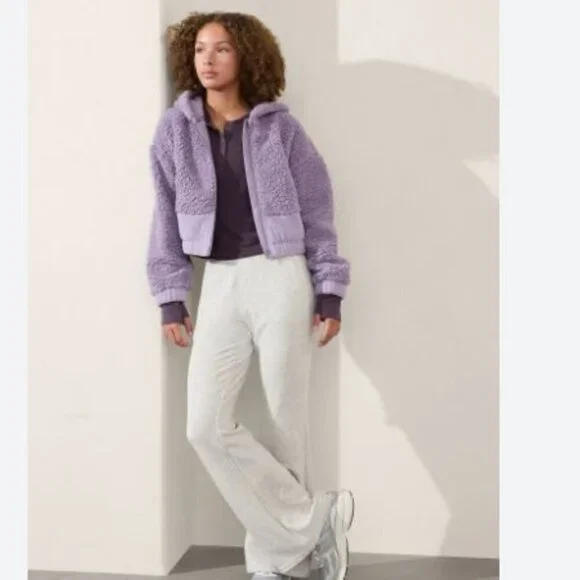 Athleta Girl Cloud Fleece Full Zip Hoodie size14