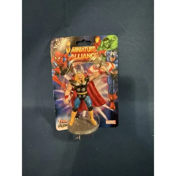 Miniature Alliance Thor Figure Mini Cake Topper Marvel Avengers 3