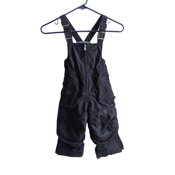 Lands' End Unisex Insulated Squall snow bibs size 2T