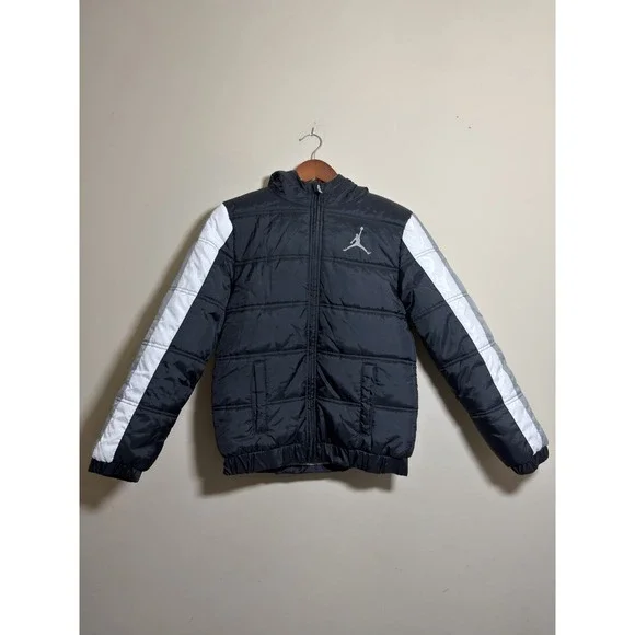 Jordan Youth Puffer Coat 12-13 Years Black