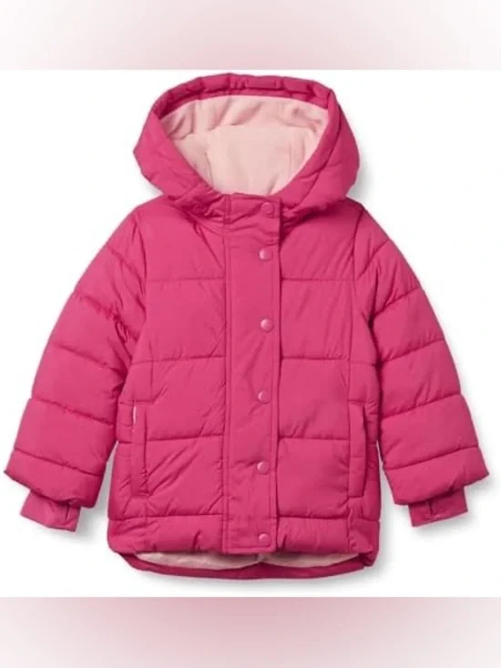 Amazon Essentials Pink Puffer Jacket